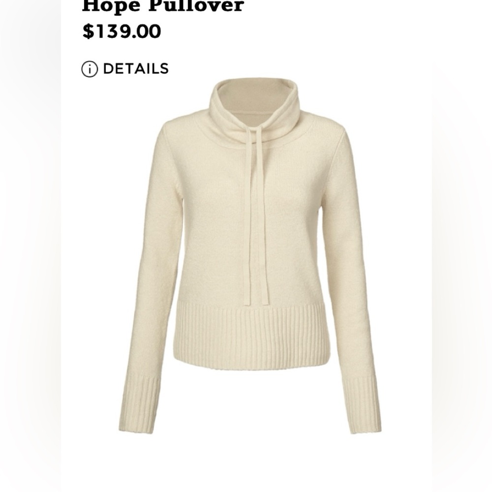 CABI IVORY HOPE PULLOVER M  #4603